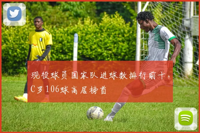 现役球员国家队进球数排行前十，C罗106球高居榜首